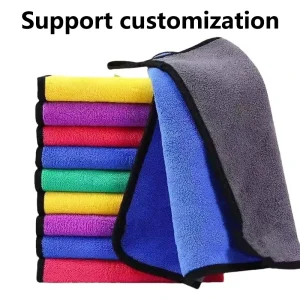 Microfiber Twisted Car Cleaning Towels 600gsm Super Absorbent Lint Free Scratch Free Detailing Multi Color Auto Home Garage Use