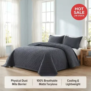 Microfiber Ultrasonic Duvet Cover All Seasons Custom Ultrasonic Quilted Protective Cover Soft Ultrasonic Quilted Bedspread
