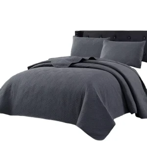 Microfiber Ultrasonic Quilted Bed Cover 3pcs Quality Preferred Comforter Sets Bedding Luxury Leaf Pattern Bedspread