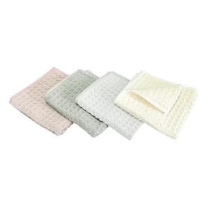 Microfiber Waffle Kitchen Towel Absorbent Quick Dry Dish Cloth for Household Cleaning