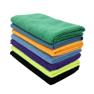 Microfiber Warp knitted Car Wash Towel Cleaning Towel 40*40 Polishing Waxed Towel Car Wash Shop Supplies Tools