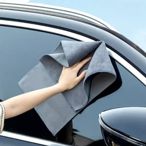 Microfiber Woven Car Wash Drying Towel Quick-Dry High Absorption Custom Logo