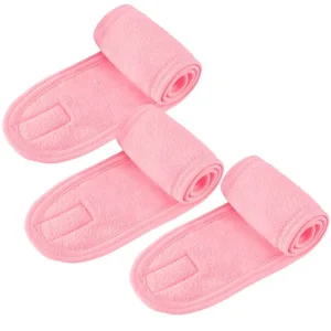 Microfiber Woven Custom Logo Spa Facial Terry Cloth Stretch Quick Dry Towel Wrap Washable Makeup Headband Towel