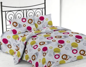 Microfiber Woven Polyester Printed Duvet Cover Set for Living Room Customized Design