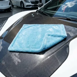 Microfibre Cleaning Rag Twin Ply Twisted Loop Extreme Suction Streak Free 1200GSM Ultra Plush Car Body Wash B2B Factory Sale