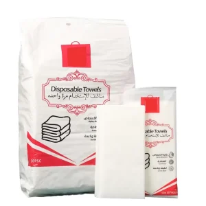 Middle East Market Popular 35*70 Disposable Nonwoven Towels Hair Drying Salon Hotel Travel Towels