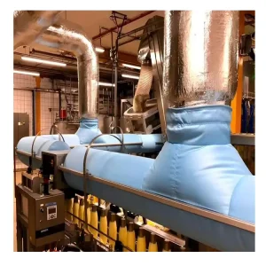 Mildew Proof Antibacterial Fabric Air Duct Textile Air Dispersion Sox System for Food Processing Lab Cleanroom Hospital