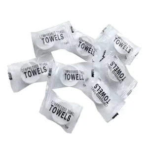 Mini Disposable Nonwoven Square Eco Friendly Compressed Towel Face Hand Wipe Camping Travel Portable