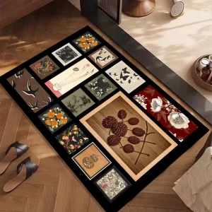 Minimalist Boho Style Super Absorbent Non Skid Quick Dry Stable Home Entrance Door Mat