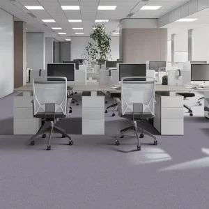 Minimalist Solid Square Carpet Tiles Soundproof Modular Floor Carpet for Conference Room Office Front Desk