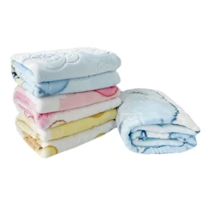 Minky Winter Fleece Baby Blanket Custom Design Super Soft Raschel Baby Blanket for Winter