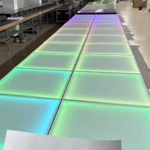 Mobile Interactive LED Dance Floor Commercial Use with Removable Detachable Plexiglass Top Carpet