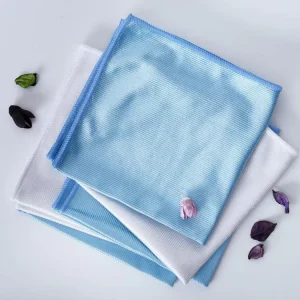 Model Made China Durable Mirror Cleaning Cloths Home Use Glass Cleaning Towels Absorbent Non Lint Watermark Free