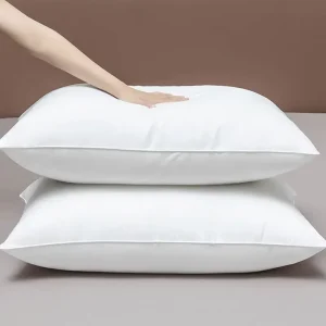 Modern 200TC Hotel Sleeping Pillows with Solid Pattern and Necks Quality Sleep Accessories