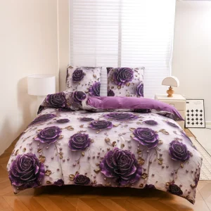 Modern 3D 5D Digital Printed Bed Cover Set New Design Duvet Cover Set
