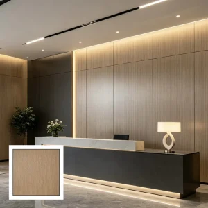 Modern 3D Wood Grain Texture Fire Retardant Easy Installation Bamboo Charcoal Wall Panel
