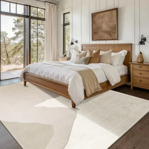 Modern Abstract Chic Faux Cashmere Rug Custom Print Low Pile Machine Washable Anti Skid TPR Backing Soft Living Room Area Carpet