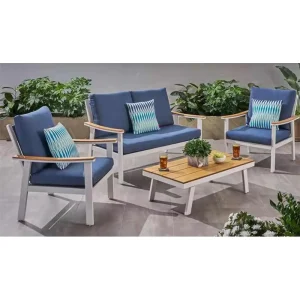 Modern Aluminium Waterproof Outdoor Patio and Garden Furniture for Villa Park Apartment Use