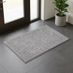 Modern Anti-Slip Indoor Entrance Floormat Cushioned Water Absorbing Rubber Mat for Hotel Front Door Washable Outdoor Mat