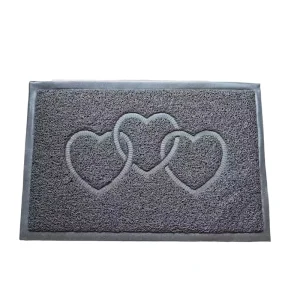 Modern Anti-Slip Recycle PVC Coil Door Mat Custom Embossed Entrance Doormat with Dust Trap Washable for Home or Hotel Use
