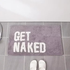 Modern Bath Mat Rectangular Soft Tufted Super Absorbent Non Slip Door Mat Plant Pattern for Home Use