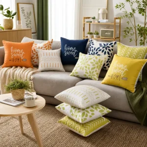 Modern Boho Decorative Throw Pillow Cover Soft Polyester Chevron Geometric Pattern Cushion Case Pillow Shell for Bed