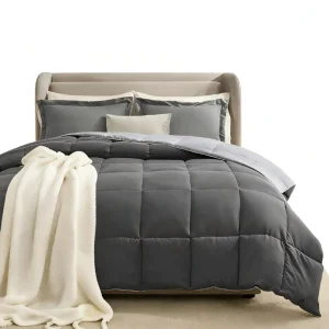 Modern Breathable Comforter Sets Bedding Soft Lightweight Down Alternative Bed Comforter Full Size All Season 3 Pieces Sets