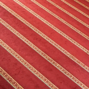 Modern Carpet Living Room Luxury Rugs Polypropylene Machine Made Wall to Wall Red Floor Roll Boutique Villa Mat