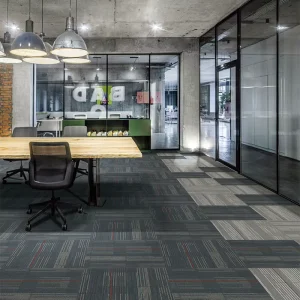 Modern Carpet Luxury Nylon Office Carpet Floor Tiles with PVC Backing