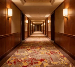 Modern Commercial Carpet Tiles Nylon Hotel Cushioned Anti Bacteria Water Resistant Eco Friendly Secure Professional Flooring