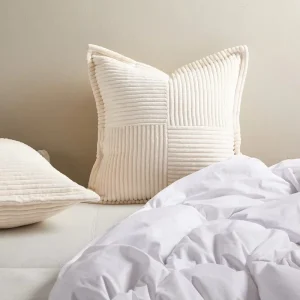 Modern Cotton Throw Pillow Minimalist Pattern Decorative Cushion for Bedroom Factory Price Manufacturer Supplier