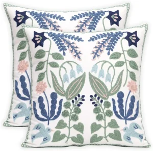Modern Creative Design Embroidered Throw Pillow Living Room Bedroom Sofa Chair Colorful Throw Pillow