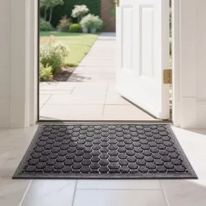 Modern Cross-Border Non-Slip Entrance Door Mat Household Dirt-Resistant Dust Proof Cushioned Rubber Mat Washable Foot