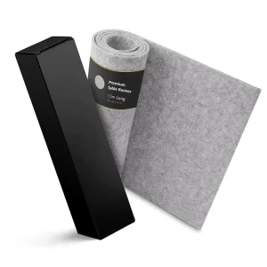 Modern Design 150 X 40cm Rectangular Light Grey Felt Table Runner for Dining Table Decoration