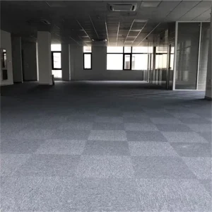 Modern Design 50x50cm Fireproof Commercial Carpet Tiles for Office Flooring