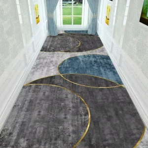 Modern Design Floor Carpets and Rugs for the Corridor Aisle Anti skid Carpet Tiles Floor Runners