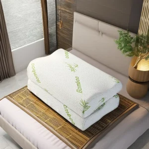 Modern Design Foldable Latex Pillow Latex Memory Foam Pillow 15cm Thickness Hotel Use 10 Year Warranty Neck Support