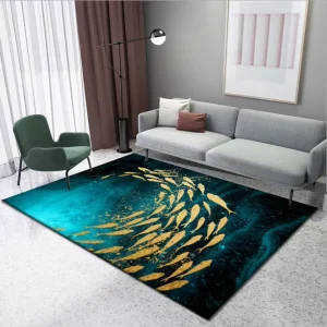 Modern Design Living Room Carpet Machine Made Flat Weave Non Slip Pet Friendly