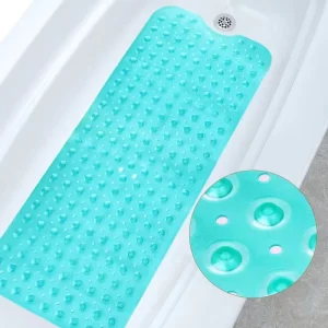 Modern Design PVC Non slip Bubble Bath Mats with Different Colors 40x100cm Bathroom Supplies Mats