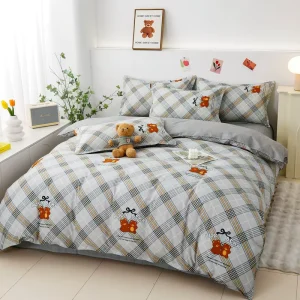 Modern Design Polyester Print Duvet Cover Set ultra Soft Bedding Cover Set Comforter Cover Set