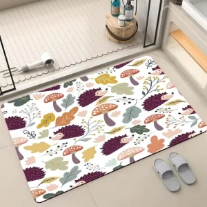 Modern Designs Soft Diatomite Bathroom Rug Non Silp Washable Cover Floor Rug Carpets Floor Home Area Diatomite Bath Mat Carpet