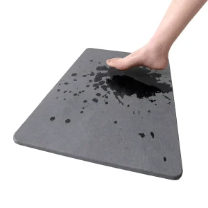Modern Diatom Mud Floor Mat Quick-Drying Non-Slip Bathroom Door Mat Toilets Diatomaceous Earth Solid Pattern