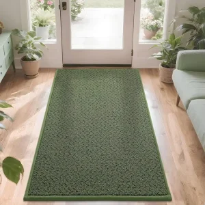 Modern Dirt Resistant Polypropylene Door Mats Water Absorbent Non Slip Entry Rug for Front Back Door