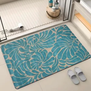 Modern Dirt resistant Easy care Absorbent Anti slip Eco Friendly Diatom Mud Bathroom Carpet Home Area Diatomite Bath Mat Carpet