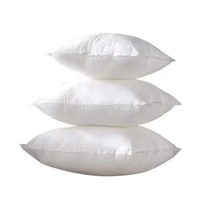 Modern Disposable Solid Back Support Bedding Throw Pillows Insert with Pressure Relief and 100% Polyester Cover for Home Use