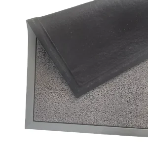 Modern Dual Layer Anti Slip PVC Doormat with Antibacterial Rubber Base for Home or Hotel Use Door Mats