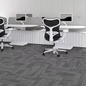 Modern Eco-Friendly Commercial Office Carpet Tiles Non-Woven Polypropylene With Square Pattern for Living Room Kitchen Hotel
