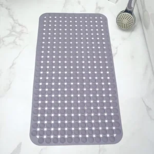 Modern Eco-friendly Pvc Bath Shower Mat Cute Anti-slip Design Custom Size Carpet for Bath Safety Bathroom Floor Accessory