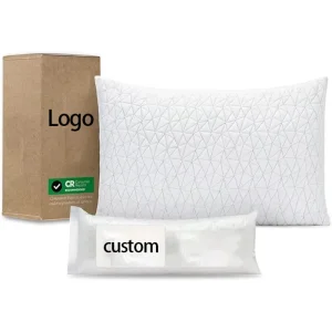 Modern Ergonomic Shredded Memory Foam Pillow Height Adjustable Orthopedic All Sleep Positions
