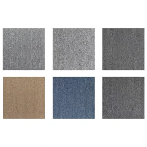 Modern Fire Certified Comfortable Cushioned Foam Backing Washable Pet Friendly Carpet Tile for Bedroom Home Prayer & Golf